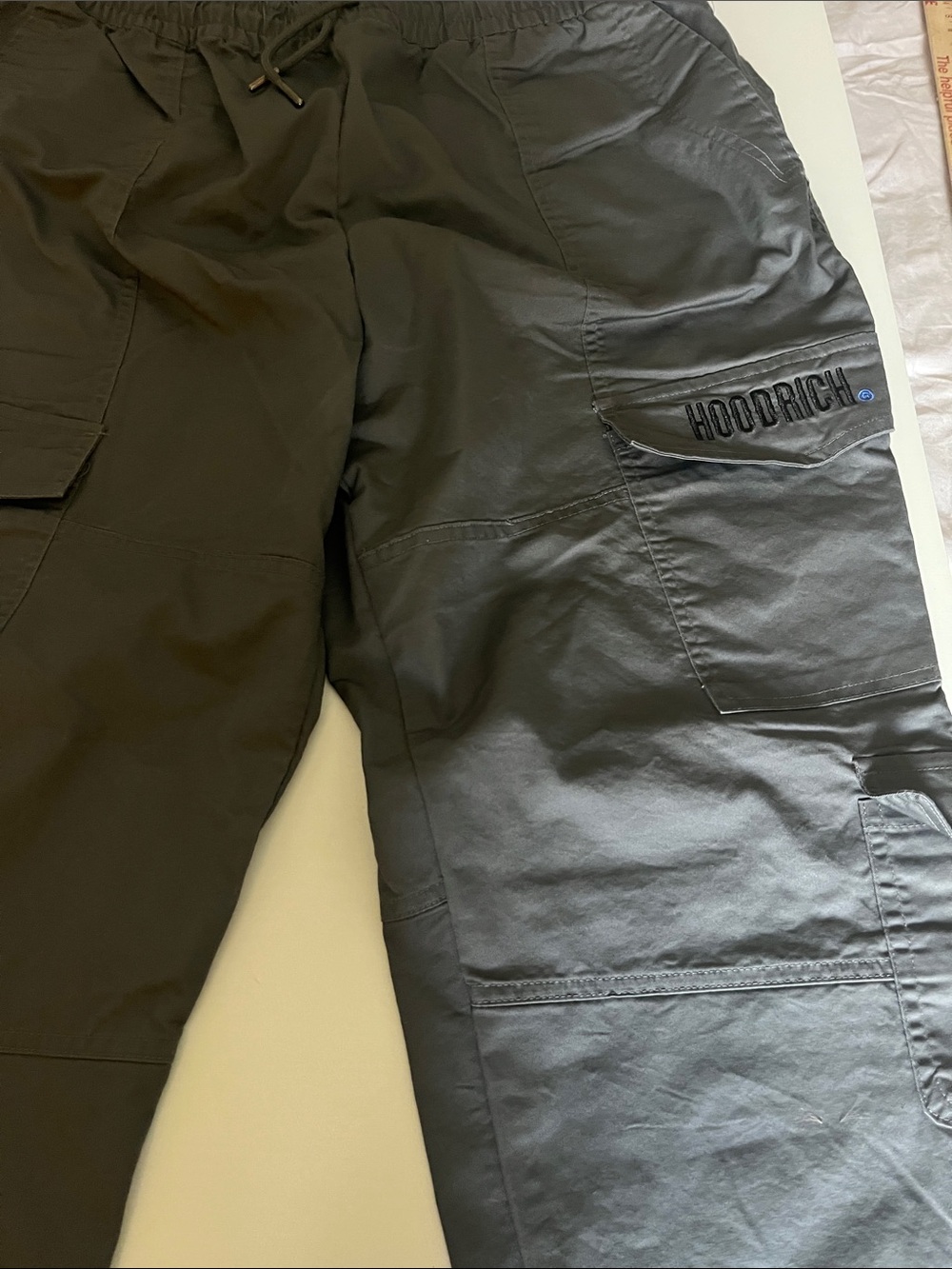 Men's Grey Hoodrich Cargo Size XXL Pants with Utility Pockets